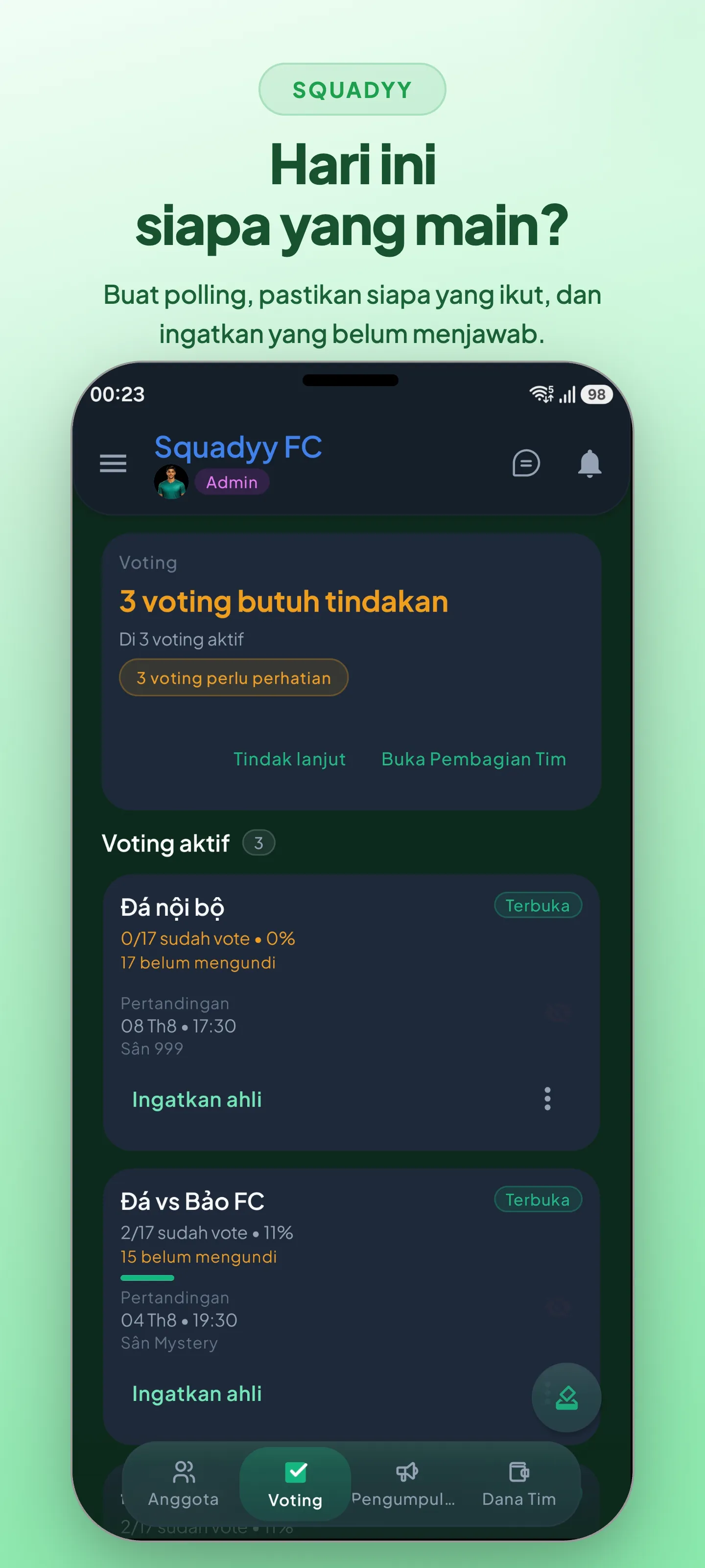 Squadyy - Verifikasi pembayaran AI
