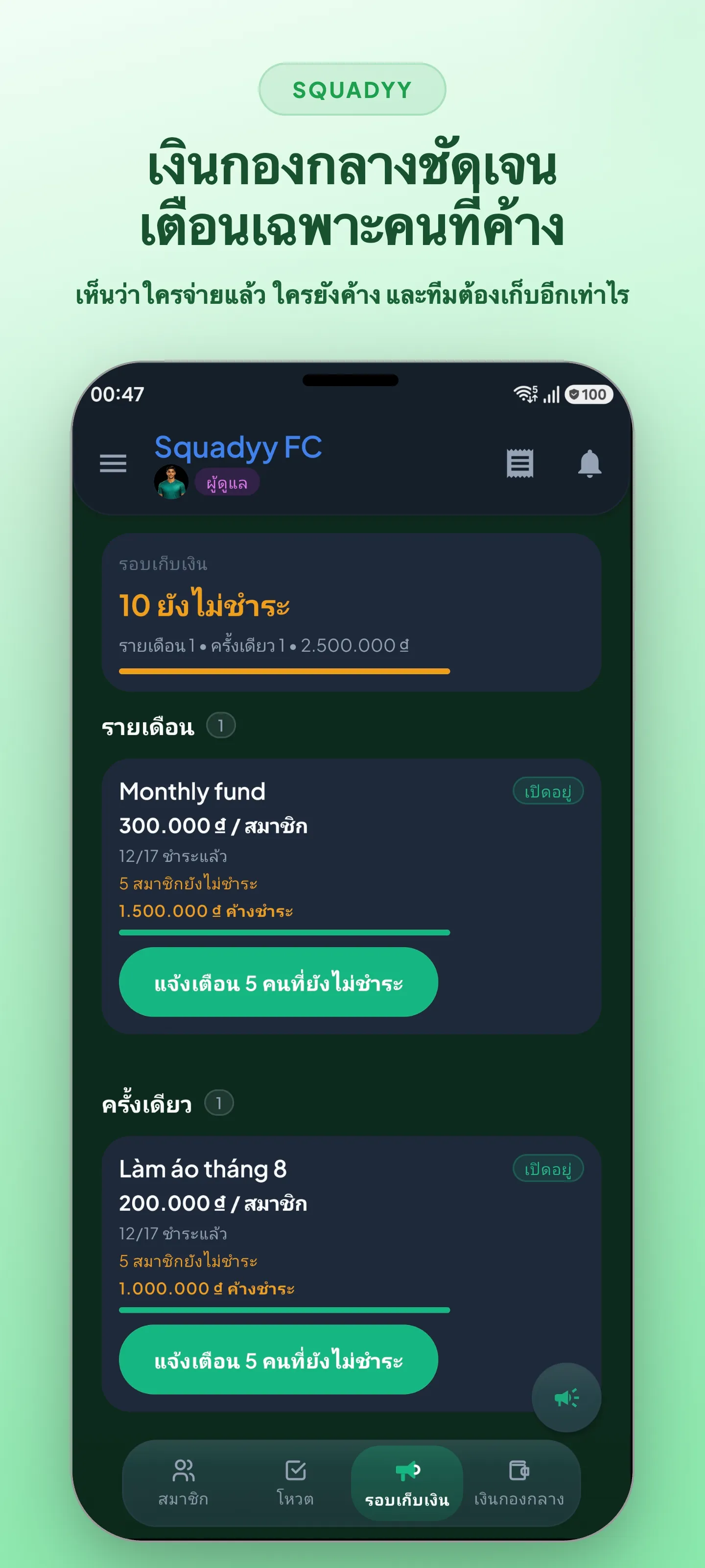 กองทุนทีม